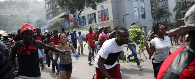 Haitian Protesters