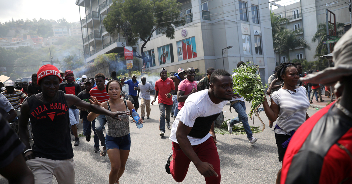 Haitian Protesters